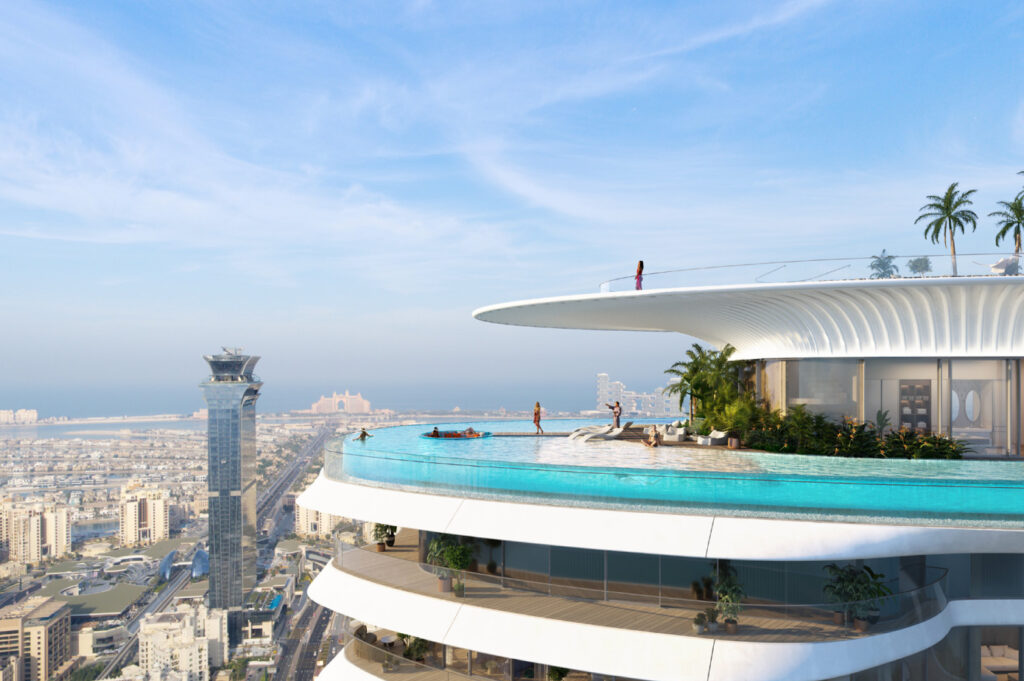 como residences rooftop swimming pools