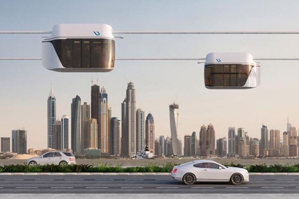 Dubai Introduces 65km Suspended Transport System