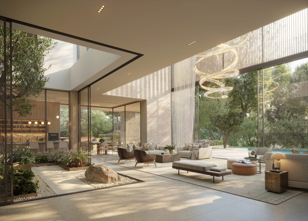 5 Bed Living Room with Courtyard Final DM